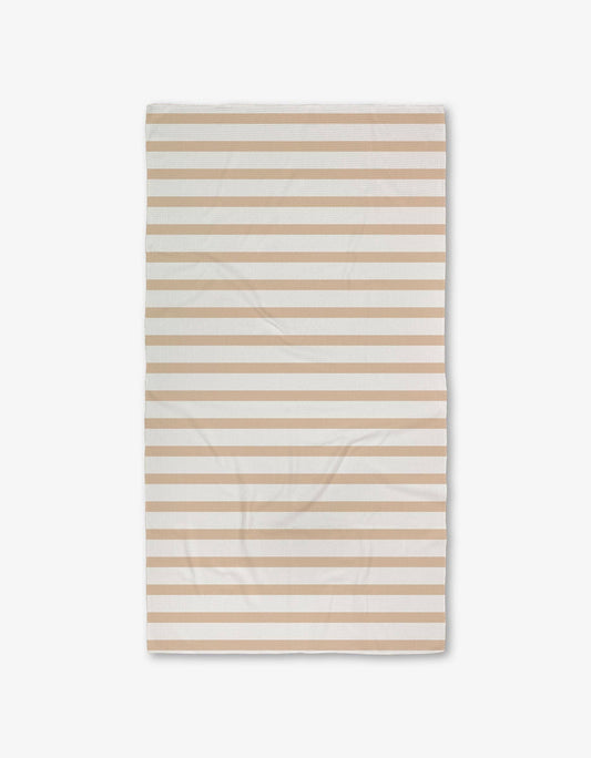 Sandalwood Stripes Luxe Bath Towel