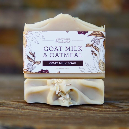 Goat Milk & Oatmeal Soap, Gentle & Unscented