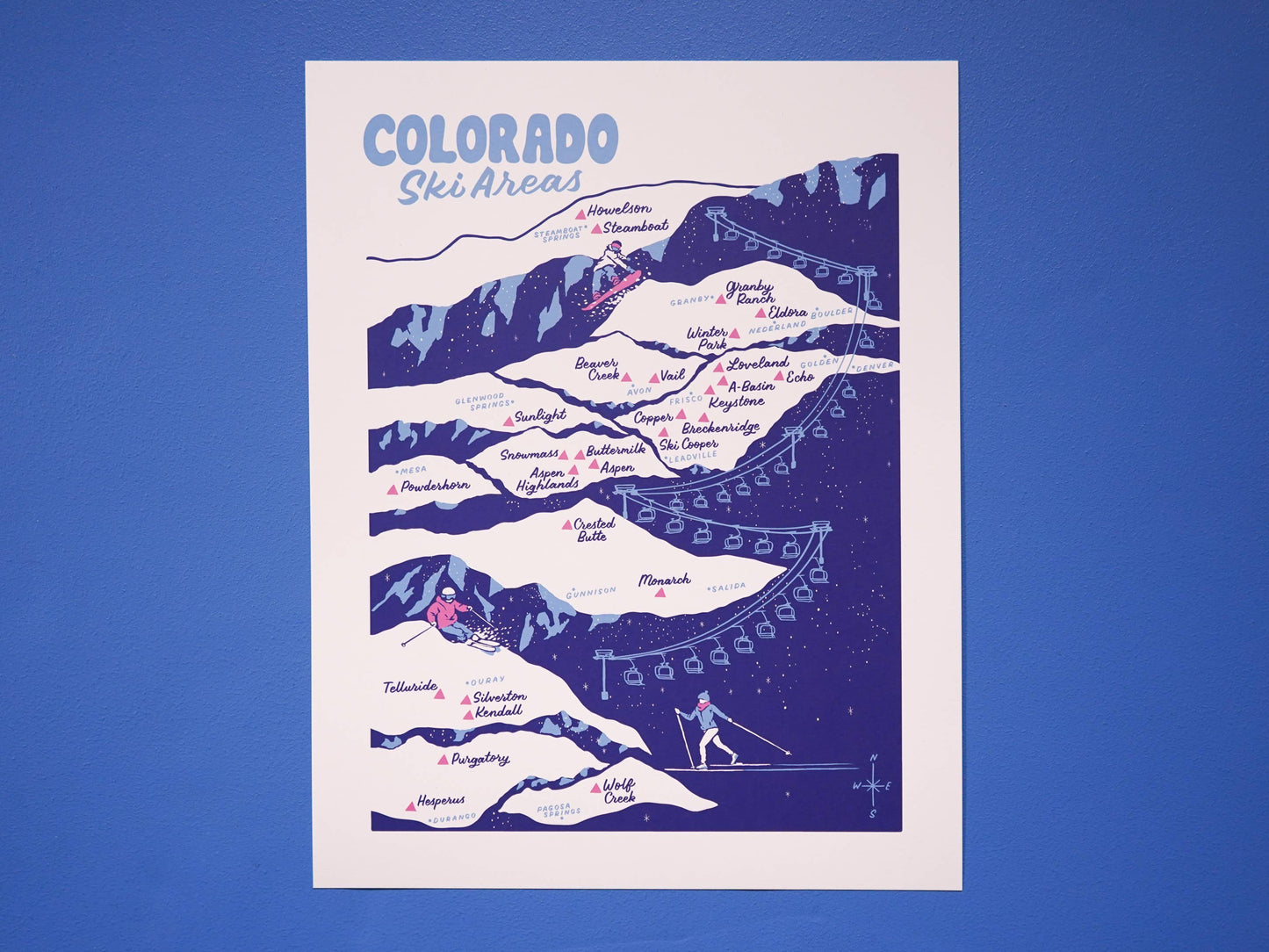Colorado Ski Areas Map