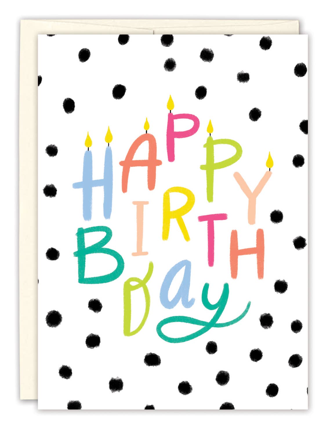 Polka Dots Birthday Card