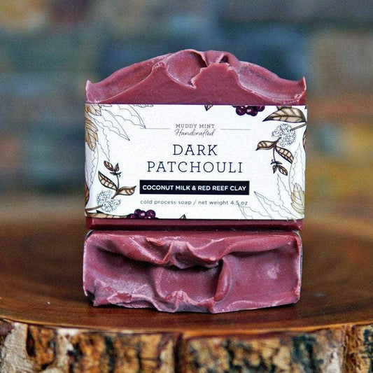 Dark Patchouli Soap with Coconut Milk