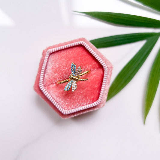 Dragonfly Anxiety Ring, Fidget Spinner Ring