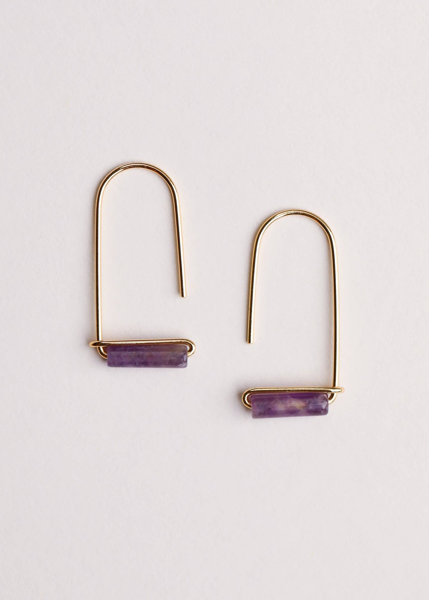 Amethyst Drop Earrings