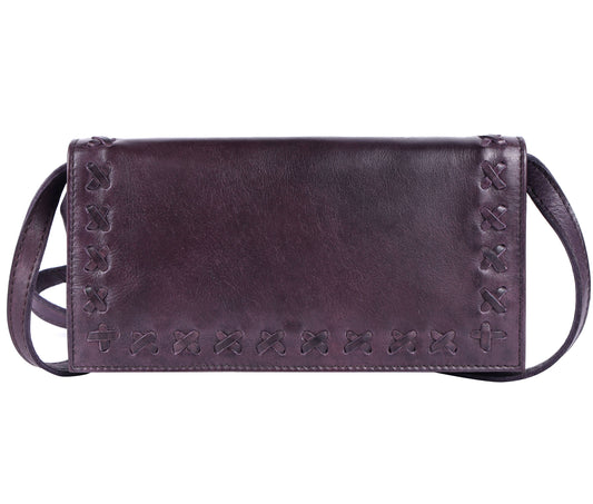 Carisa Leather Wallet/Crossbody