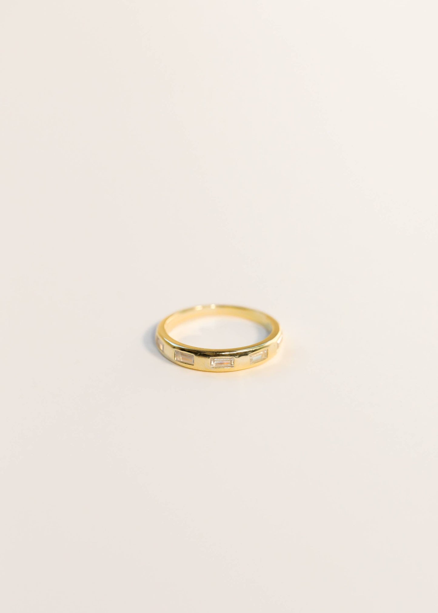 Inset Baguette Ring