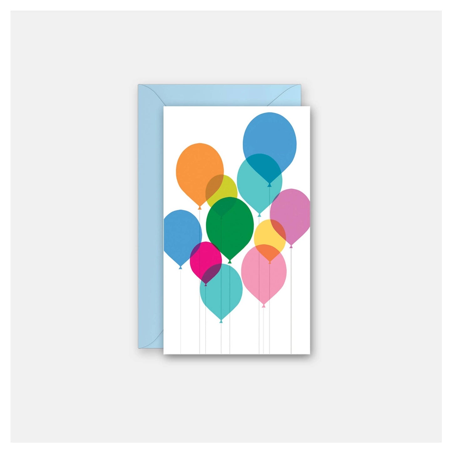 Balloons Colorful - Gift Enclosure Card
