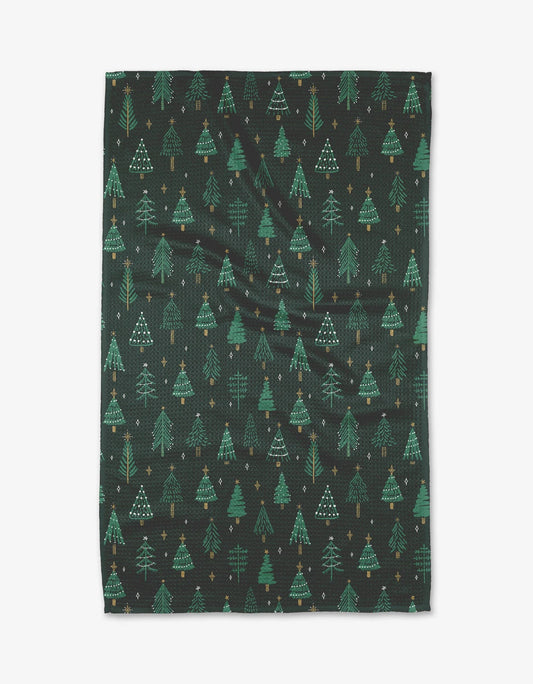 Pine Christmas Kitchen Tea Towel
