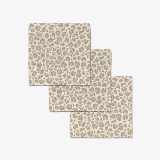 Light Leopard Luxe Washcloth Set