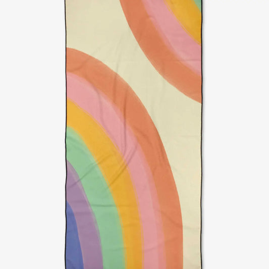 Geometry Beach Towel - Rainbow